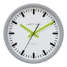 Horloge Grey Swiss Station Clock