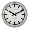 Horloge Large Industrial Grey Clock